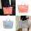 Stylish Striped Bag With Quick Access Feature-carroty pink 3