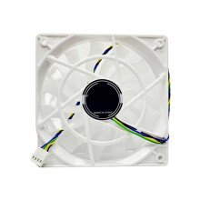 12 V 120 mm schlanker Gehäuselüfter, geräuscharm,-Weiß Klein 4P