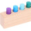 Ξύλινο παζλ Montessori με κύλινδρο, σετ memory stick για την προσχολική ηλικία 3