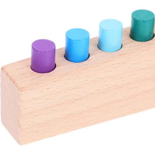 Ξύλινο παζλ Montessori με κύλινδρο, σετ memory stick για την προσχολική ηλικία 2