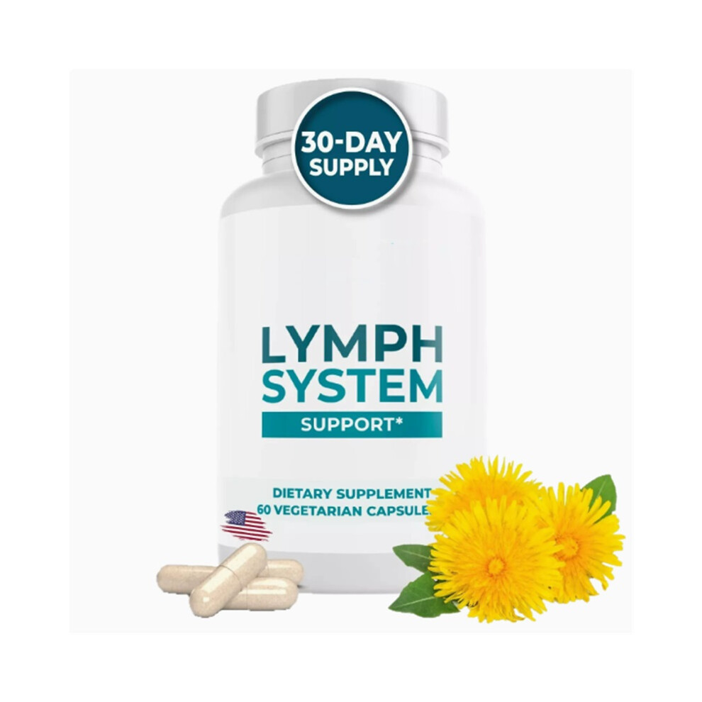 3 Packs Lymph System -Reduce Swelling, Lymphatic Support 60 Capsules