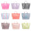 Stylish Striped Bag With Quick Access Feature Holds-blue pink 2