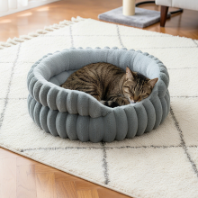 60cm Pet Sofa Bed for Cat and Dog, Dark Grey