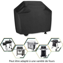 Telo di copertura antipolvere per barbecue - Telo di copertura impermeabile per barbecue, antipolvere e antipioggia 145x61x117cm - 012