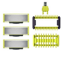 Pack of 3 Shaver Blades, Compatible with Philips QP2520 QP2630 QP210 QP220 QP65 OneBlade Replacement Blades