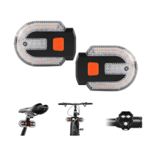 Fietsachterlicht met richtingaanwijzer, gesplitste fietsachterlichten, USB-oplaadbaar fietsachterlicht met richtingaanwijzer, 5 standen