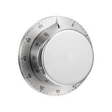 Professioneller manueller Timer, mechanischer Küchentimer mit 60 Minuten Laufzeit, Magnetfuß, Countdown-Timer zum Kochen und Backen, lau