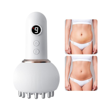 Massaggiatore per drenaggio linfatico di gambe e braccia, dispositivo portatile per la modellatura del corpo con microcorrente, calore,
