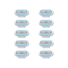 10PCS Replacement Razor Blades Compatible with Venus Extra Smooth Women's Razor, 3 Layer Blade & Pivoting Head, Razor Blades Refills