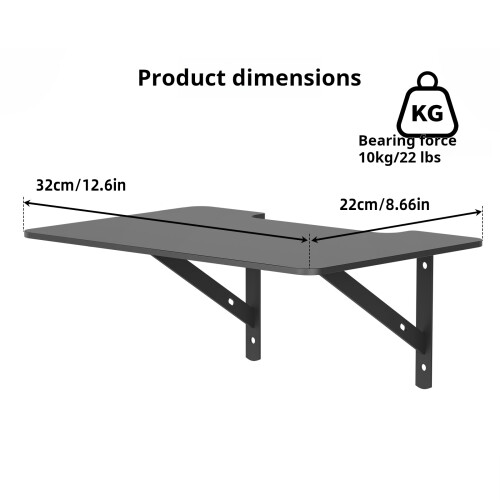Multipurpose Wall Mounted Shelf For Projector Router Gaming 2