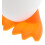 20 pezzi di contenitori in plastica per uova sode, a forma di pollo, con supporto alto. 3