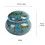Small Ceramic Cremation Box For Pet and Human Ashes-Green 7