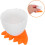 20 pezzi di contenitori in plastica per uova sode, a forma di pollo, con supporto alto. 7