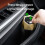 Car Interior Small Trash Can Dustbin Garbage Bin Storage-Black 7