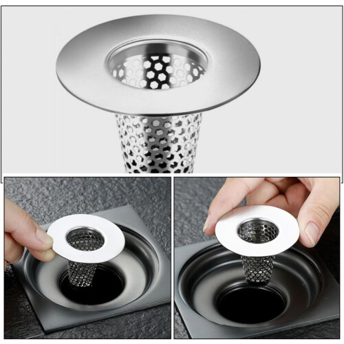 1pcs Stainless Steel Drain Filter Net Floor Drain Strainer Net with Unique Design 2