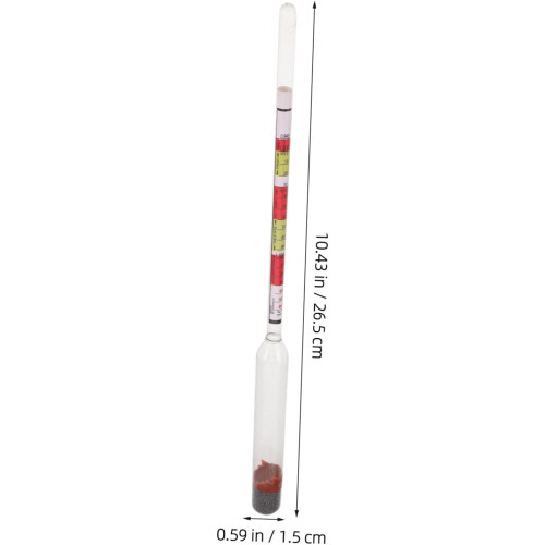 Multipurpose Wine Hydrometer for Home Brewing Accurate Density and Sugar Level Measuring Tool 1