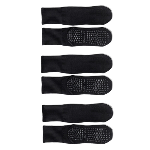 Anti-halk yogastrumpor (3 par) Black 2
