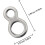 Angel-Split-Verbinder, 10 Stück, Edelstahl, robust, mit Doppelloch-Design 2