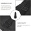 21 polegadas Ukulele saco bolsa de armazenamento leve impermeável Oxford pano algodão moderno design simples preto 3