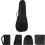 21 polegadas Ukulele saco bolsa de armazenamento leve impermeável Oxford pano algodão moderno design simples preto 8