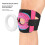 Ergonomic Patella Knee Brace with Spring Stabilizers for-Black 7