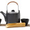 Ergonomic Teapot Handle Kettle Replacement Handle Iron with Fleece Fabric Easy to Install Prevent Burning Hands 8