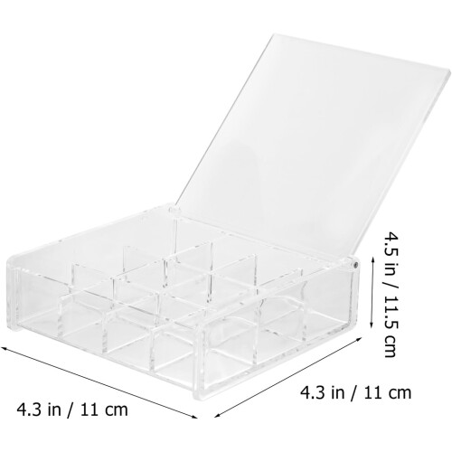 Schmuckkästchen aus Acryl mit Spiegelfächern, Schreibtisch-Schmuckorganizer 1