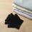 3 Paar fingerlose Winterhandschuhe, Halbfingerhandschuhe 6