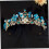 Μπαρόκ στυλ Rhinestone Crystal Wedding Tiara Headpiece για νύφη κομψό αξεσουάρ μαλλιών 6