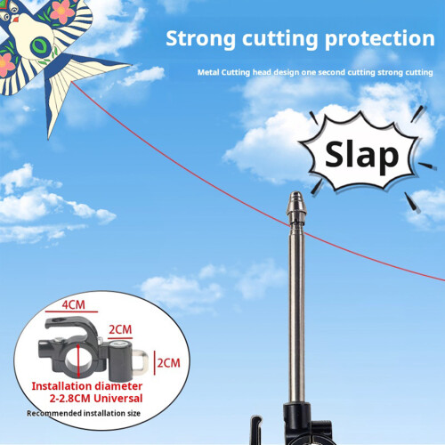 Motorcycle Anti Kite Line Cutting Device Flag Poles Bracket-1 2