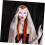 10 τεμάχια Ιαπωνικές μάσκες cosplay Fox με μισό πρόσωπο, ελαφρύ, αναπνεύσιμο σχεδιασμό 5