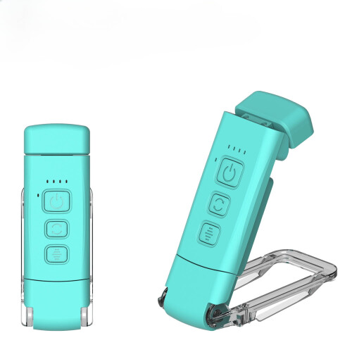 Lampe de lecture rechargeable à pince avec 3 couleurs