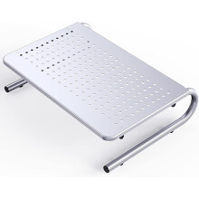 Soporte ventilado de acero para monitor – 9,9 cm de altura, 20 kg