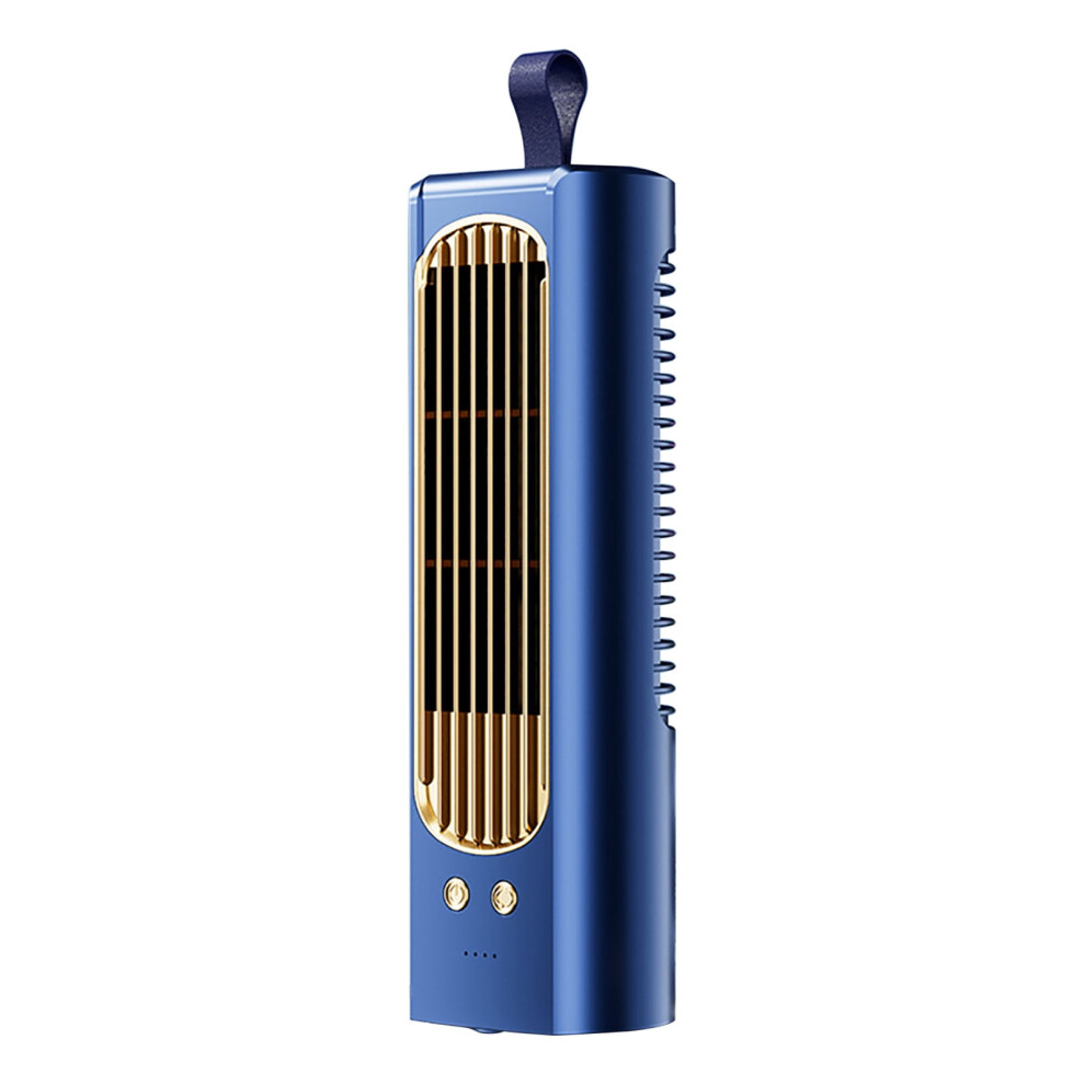 Yoloke Silent Mini Tower Fan Blue Usb-Powered 968604325724