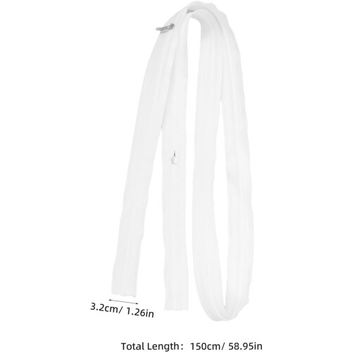 Kit de conversion de lit avec 10 fermetures éclair modernes à double curseur anti-poussière 1