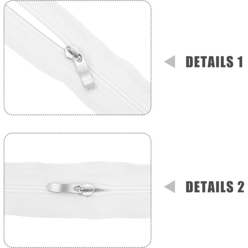 Kit de conversion de lit avec 10 fermetures éclair modernes à double curseur anti-poussière 2