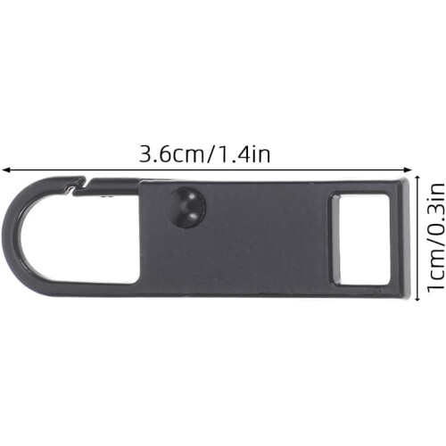 24pcs Detachable Zipper Pull Tabs Replacement Heavy Duty Metal Slider Handles 1