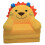 Plush Foldable Kids Sofa Backrest Armchair Yellow 1
