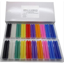 Bougies rituelles 10 cm x 1,25 cm, paquet de 40