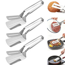 Pince à barbecue 3 pièces en acier inoxydable avec poignées allongées