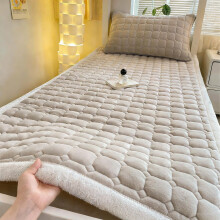 Protège-matelas en velours de lait moelleux 79 x 47 pouces kaki