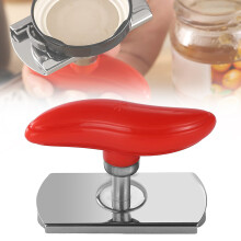 Ouvre-bocal rouge pour seniors, réglable, en acier inoxydable 1