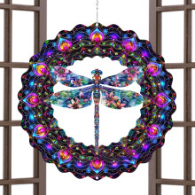 Metallvindspinner for utendørsdekor – 25 cm, elegant