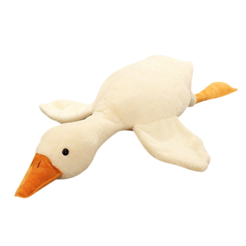 Oreiller de sommeil en peluche blanche 50 cm