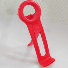 Ouvre-bocal et support de téléphone 2 en 1 – Rouge, plastique ergonomique
