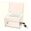 Clear Donation Box with Lock Portable Storage Jar 1