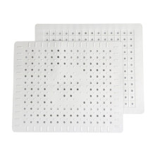 Tapis d'évier en caoutchouc 30 x 25 cm (lot de 2)