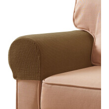 Armstödsöverdrag i polyester för soffa, set om 2 – stretchig passform