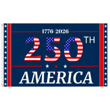 Bandiera americana del 250 anniversario, bifacciale, 3x5 piedi
