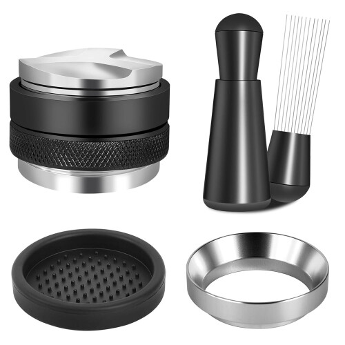 51mm Espresso Kit: Calibrated Tamper, Dosing Funnel & Tools